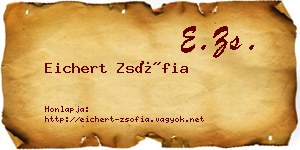 Eichert Zsófia névjegykártya
